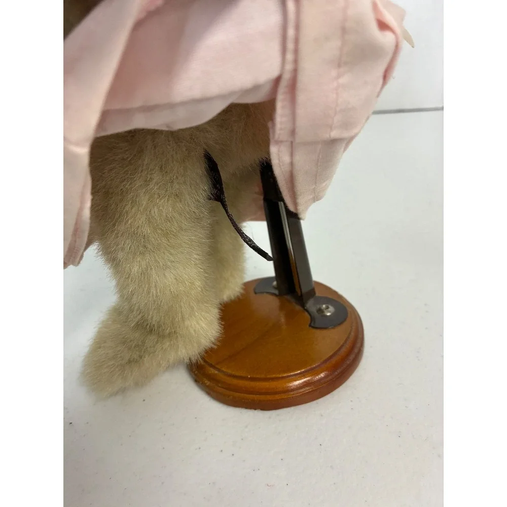 Bearington Collection Ivana Party Teddy Bear Pink Dress 1711 Birthday Plush Toy